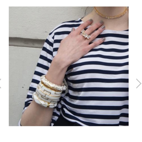 Cristina Sabatini MP Wall Bangle Bracelet 18k Gold - Picture 12 of 13